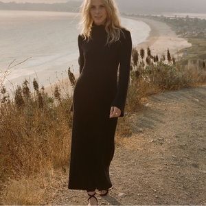 DÔEN Mabelle Sweater dress black, M, NEVER WORN!